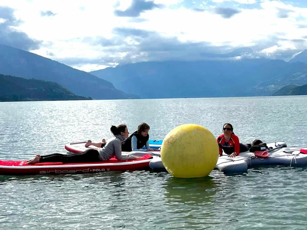 Yin Yoga auf dem SUP - Thunersee