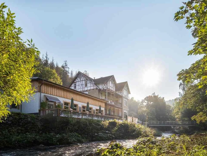 Bodetaler Basecamp Lodge in Neuwerk - Außenansicht Bodetaler Basecamp Lodge in Neuwerk - Außenansicht