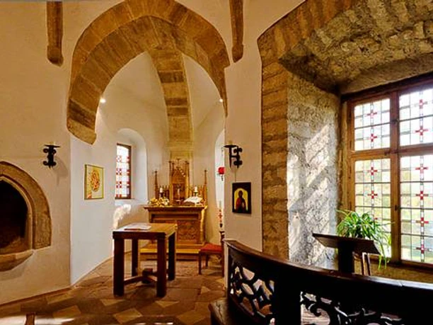 Kleine Burgkapelle in der Burg Dringenberg.