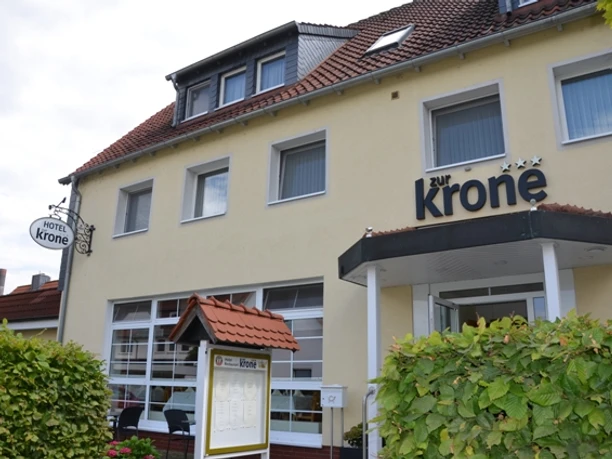 Restauranteingang Hotel zur Krone in Salzgitter-Hallendorf