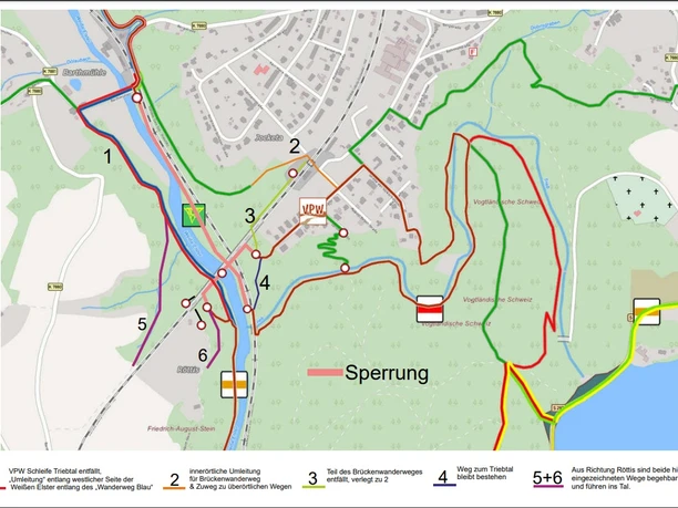 Sperrung Elstertalbrücke