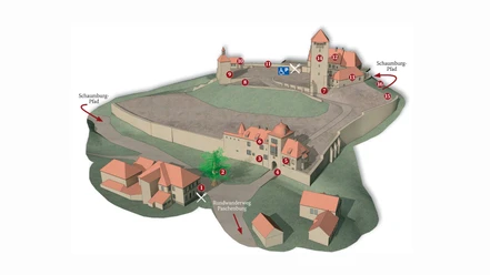 Lageplan Burg Schaumburg Lageplan Burg Schaumburg