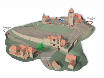 Lageplan Burg Schaumburg Lageplan Burg Schaumburg