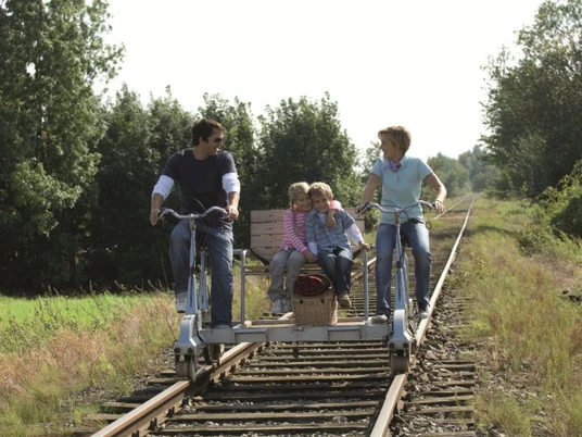 Trolley rides in Rinteln Draisinefahren in RintelnTrolley rides in Rinteln