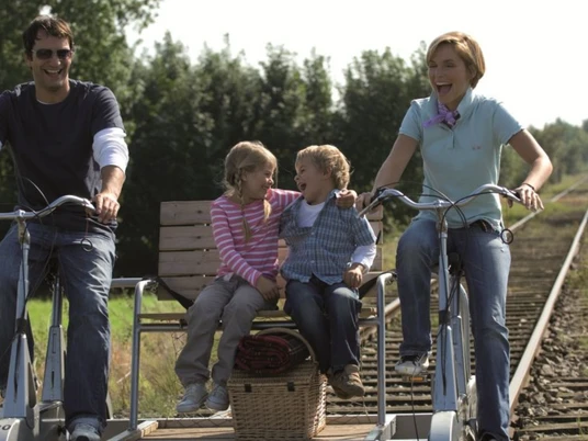 Draisinenfahrt in Rinteln Draisinenfahrt in Rinteln