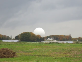 Blick auf das Radom