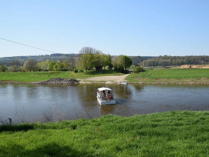 Weserfähre Varenholz-Veltheim Überfahrt Weserfähre Varenholz-Veltheim Überfahrt