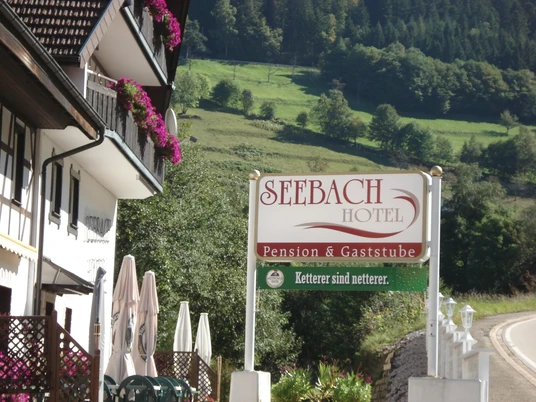 Eingangsbereich des Seebach-Hotel