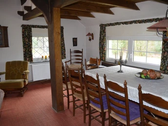 Essecke im Wohnzimmer