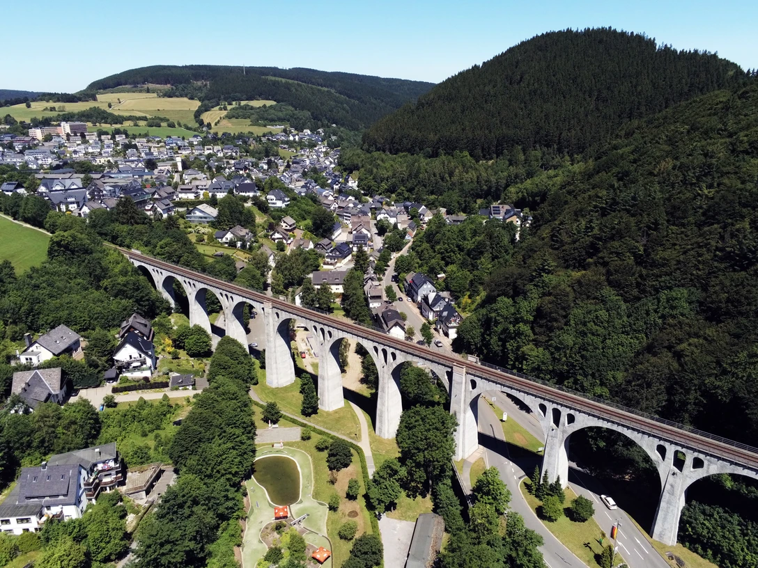 Viadukt von oben - Willingen Viadukt von oben - Willingen