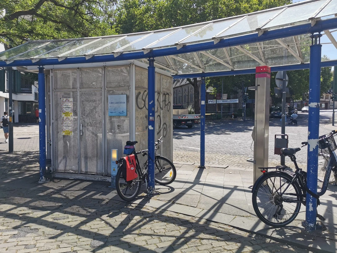 Ebike-Ladestation am Eitorfer Marktplatz