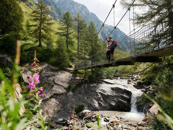 Hängebrücke Bodmer-Brücke Hängebrücke Bodmer-Brücke