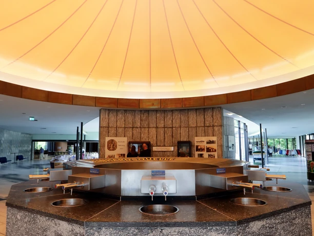 038HR - Bad Wildungen - Kurpark Wandelhalle Reinhardshausen Naturquelle Reinhardsquelle.JPG