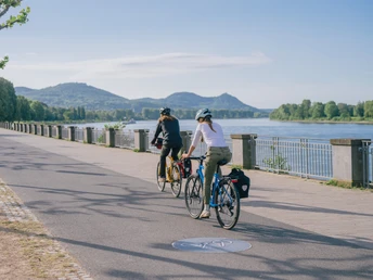 Radfahrer am Bonner Bogen