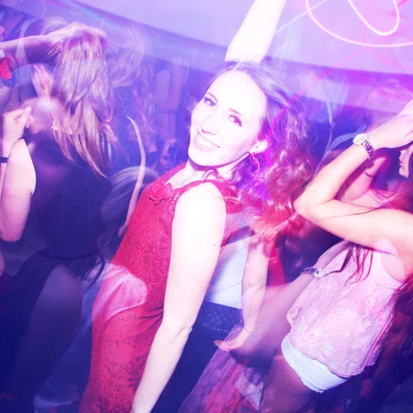 People dancing in a club, Nightlife in Leipzig, Dancing