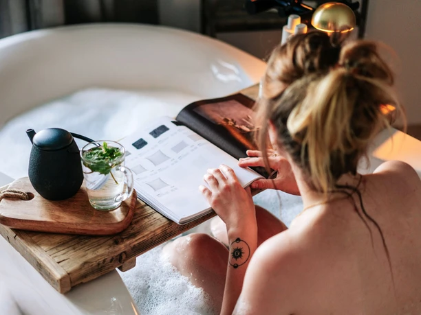 The Hearts Hotel Braunlage- Hearts Suite Badewanne The Hearts Hotel Braunlage- Hearts Suite Badewanne