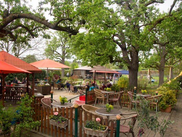 Gartencafé im Biohof Bursch