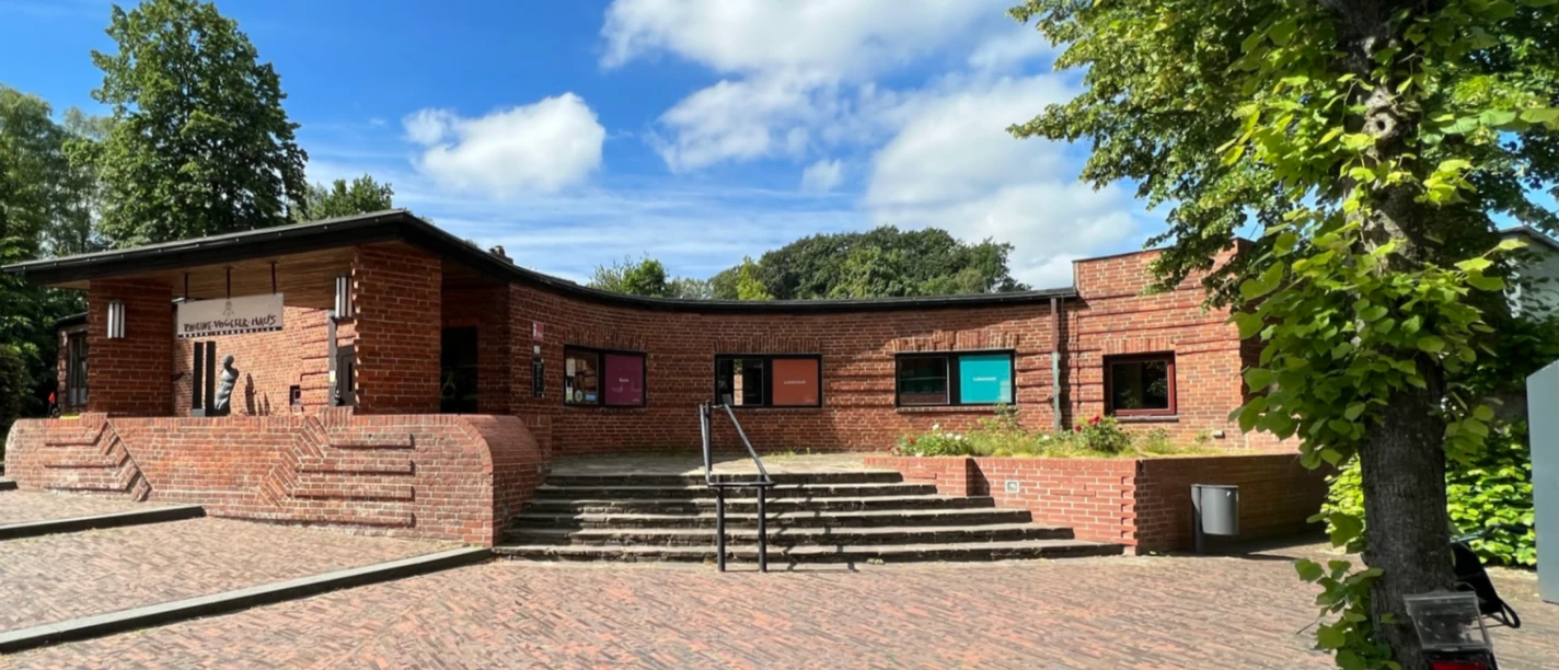 Exterior view of the tourist information office in the Philine-Vogeler Haus in Worpswede
