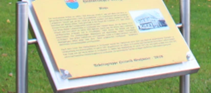 Historischer Gebaeude Weg Hinweistafel