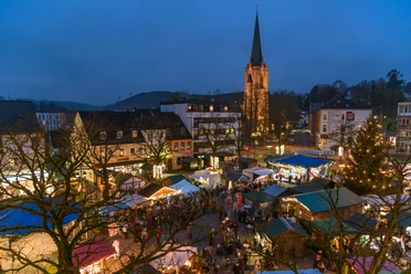 Weihnachtsmarkt Eitorf - Blick von oben