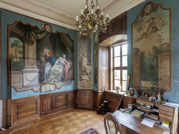 Hue de grais Herrenhaus - Frauengemälde - Roland Rossner - Deutsche Stiftung Denkmalschutz