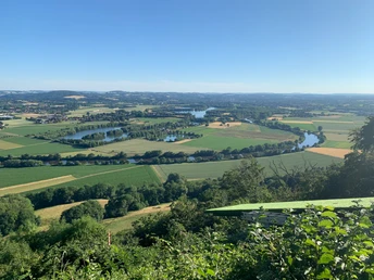 Blick von der Wittekindsburg Richtung Grosser Weserbogen