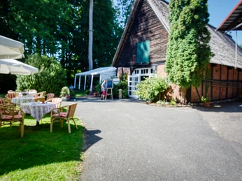 Außenansicht Cafe im Speicher