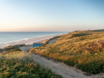 Blick vom Strandübergang Dünenwall