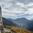 Tyndall Monument with Glacier