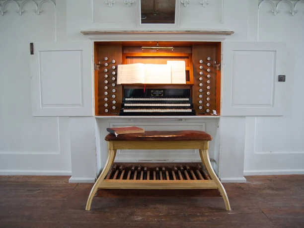 Orgelspieltisch der Altleisniger Ladegast-Orgel zu Polditz