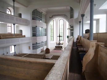 Altleisniger Kirche zu Polditz von innen