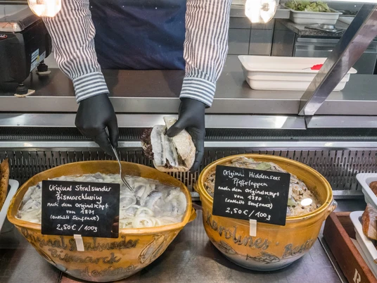 Bismarckhering im Fischhandel Rasmus