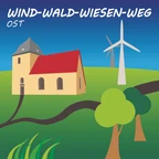 Markierungszeichen WWW-Weg OST Markierungszeichen WWW-Weg OST