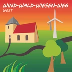Markierungszeichen WWW-Weg West Markierungszeichen WWW-Weg West