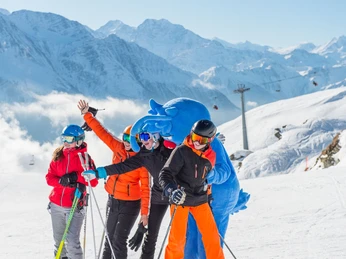 Getschi-Tour-Aletsch Arena-2022 Family Fun Slope mit Gletschi auf der Fiescheralp in der Aletsch Arena