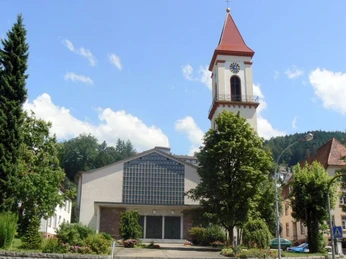 Katholische Kirche von außen