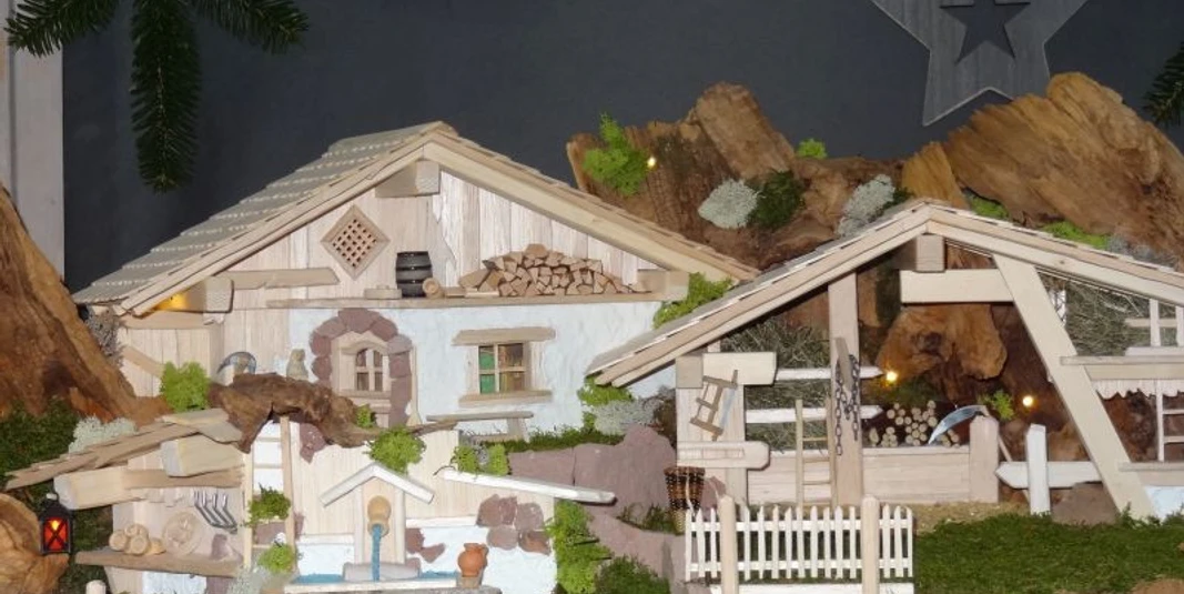 Ausstellungsstück auf dem Seebacher Adventsmarkt