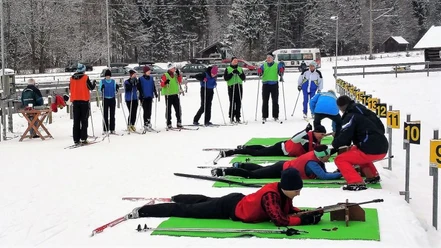 Gäste-Biathlon auf der Heimanlage unserer Olympiasiegerinnen