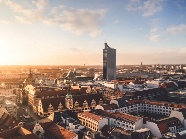 Blick über die Stadt Leipzig | Leipzig Convention Bureau Blick über die Stadt Leipzig - präsentiert vom Leipzig Convention Bureau