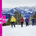 LU_Tourismus_Klewen_23.01.2021_BB__02_Typo3_klewenalp.jpg Eine Gruppe auf dem Schneeschuhtrail Brämegg auf der Klewenalp.