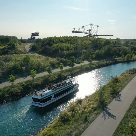 Setkání a konference Leipzig Convention: Výlet lodí po jezeře Störmthal