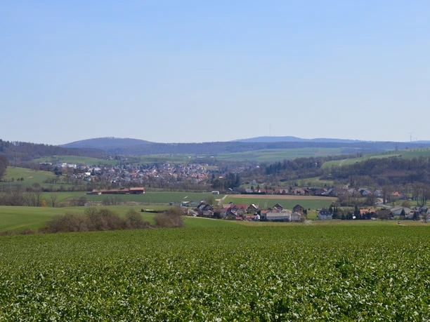 Blick auf Riebelsdorf und Neukirchen