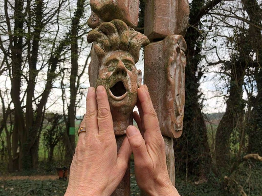 Blindenführung im ART Garten