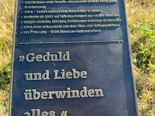 Kunststele Theodor Storm Kunststele Theodor Storm