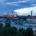 Skyline in the evening | Leipzig Convention Bureau Skyline in the evening - presented by Leipzig Convention Bureau
