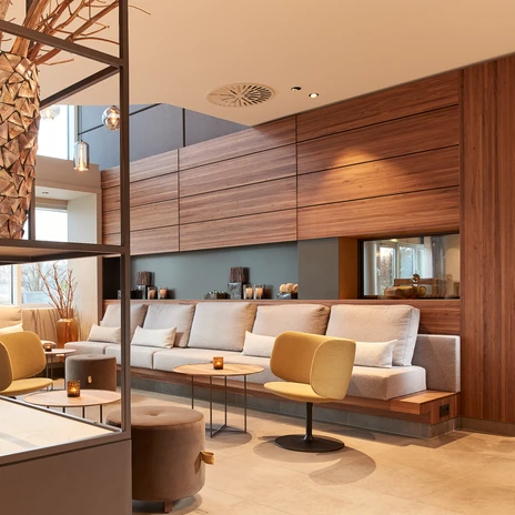 Lounge im Tagungshotel Sachsenpark-Hotel | Leipzig Convention Bureau Lounge im Tagungshotel Sachsenpark-Hotel - präsentiert vom Leipzig Convention Bureau