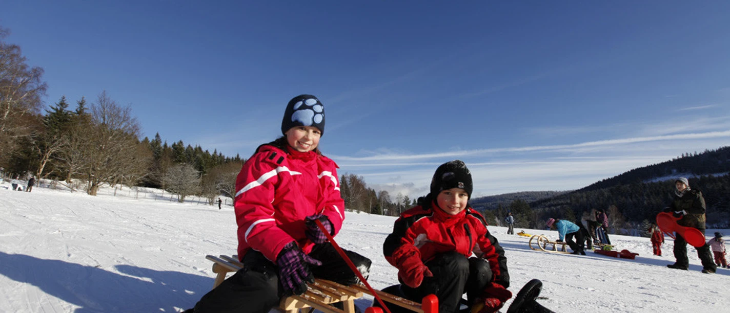 Schlitten fahren in Forbach-Herrenwies_Fotograf Ulrike Klumpp