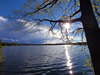 Abendstimmung am Stausee