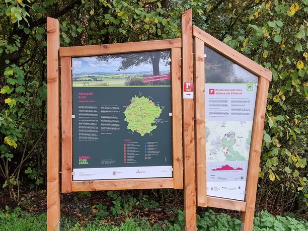 "Schwan am Silbersee" Portaltafel "Schwan am Silbersee" Portaltafel