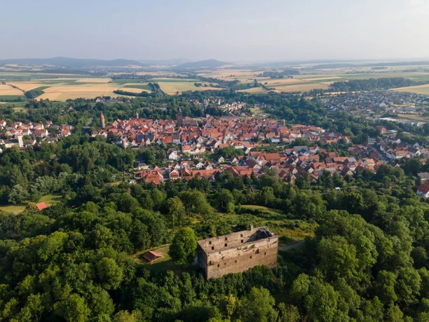 Burgruine von oben
